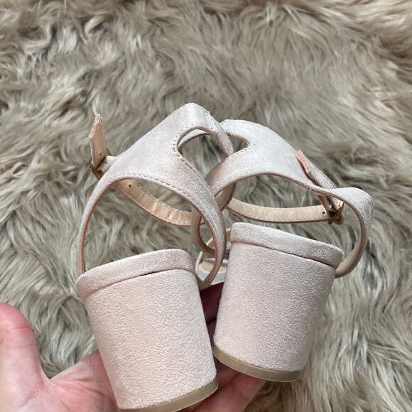 DREAM PAIRS Carnival Leather Suede Ankle Strap Low Block Chunky Heel Sandal Pump - Picture 7 of 15